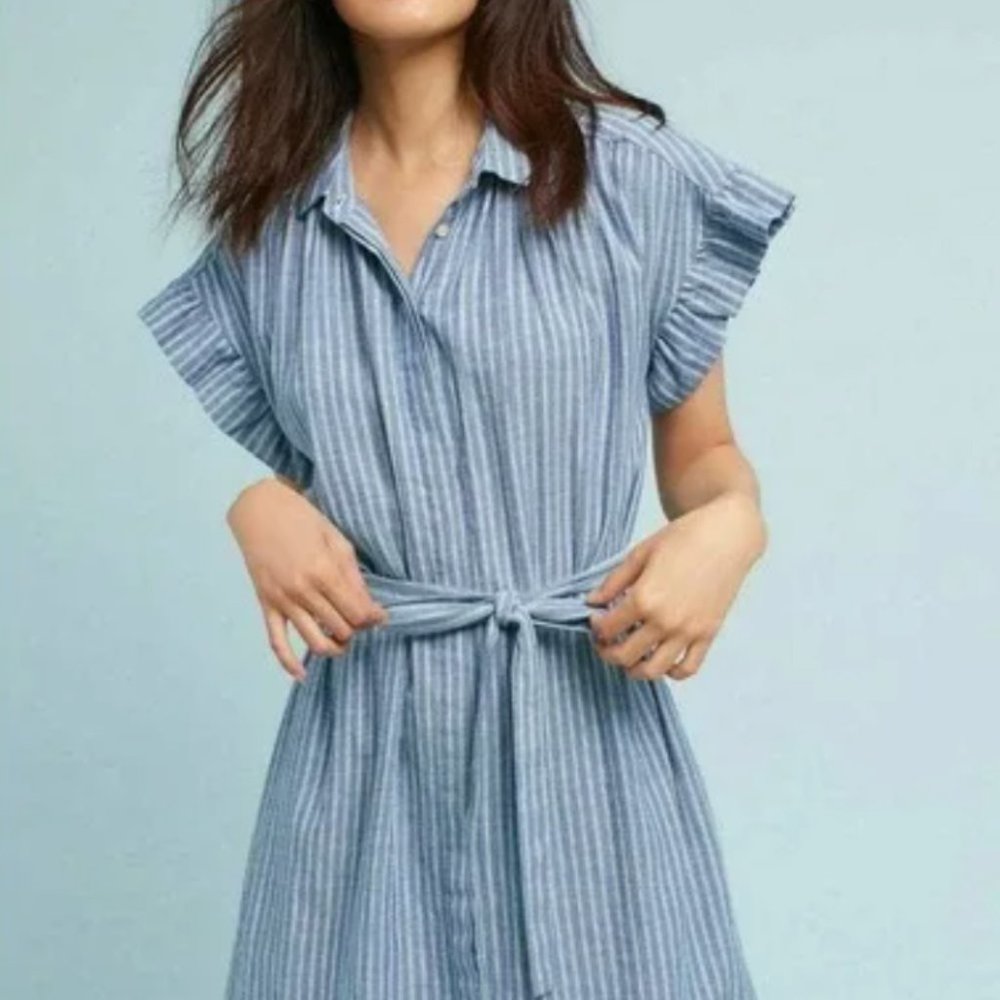 Isabelle Sinclair For Anthropologie Flutter Sleev… - image 1